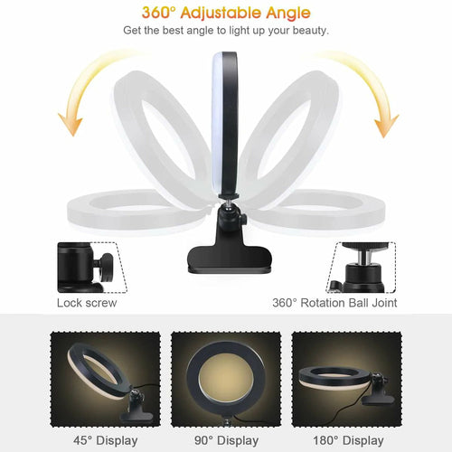 LED Ring Light for Computer